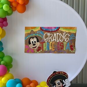 Grady’s THREE-esta birthday banner